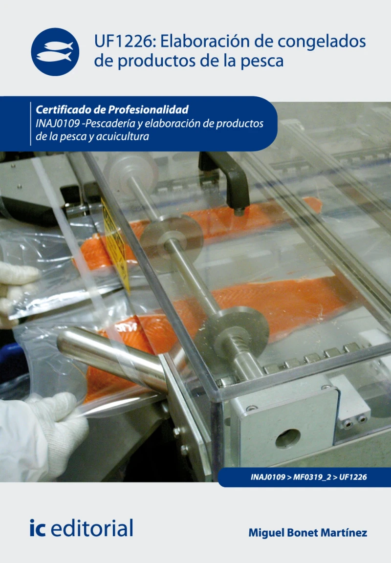 Portada: Elaboración de congelados de productos de la pesca. INAJ0109