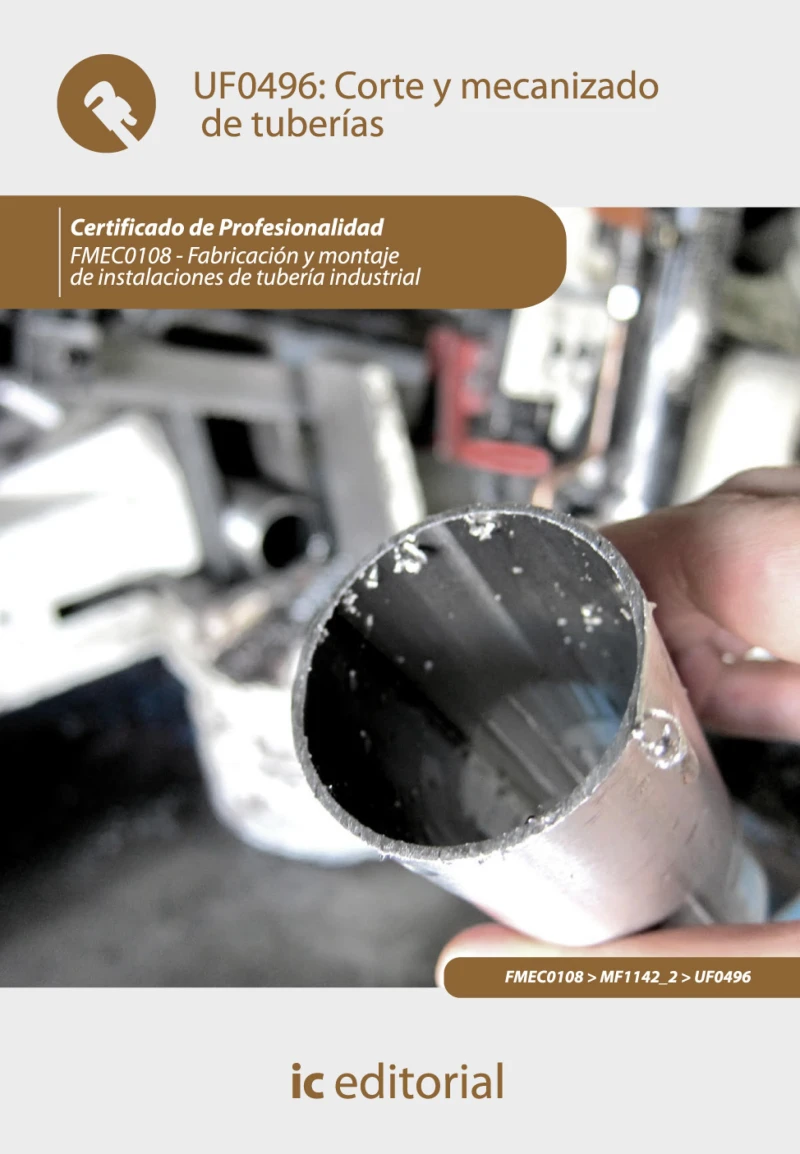 Portada: Corte y mecanizado de tuberías. FMEC0108