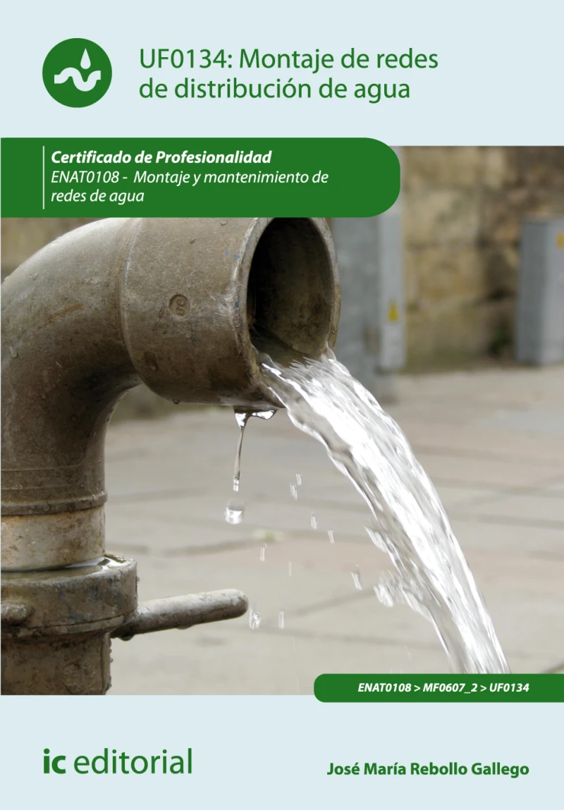 Portada: Montaje de redes de distribución de agua. ENAT0108