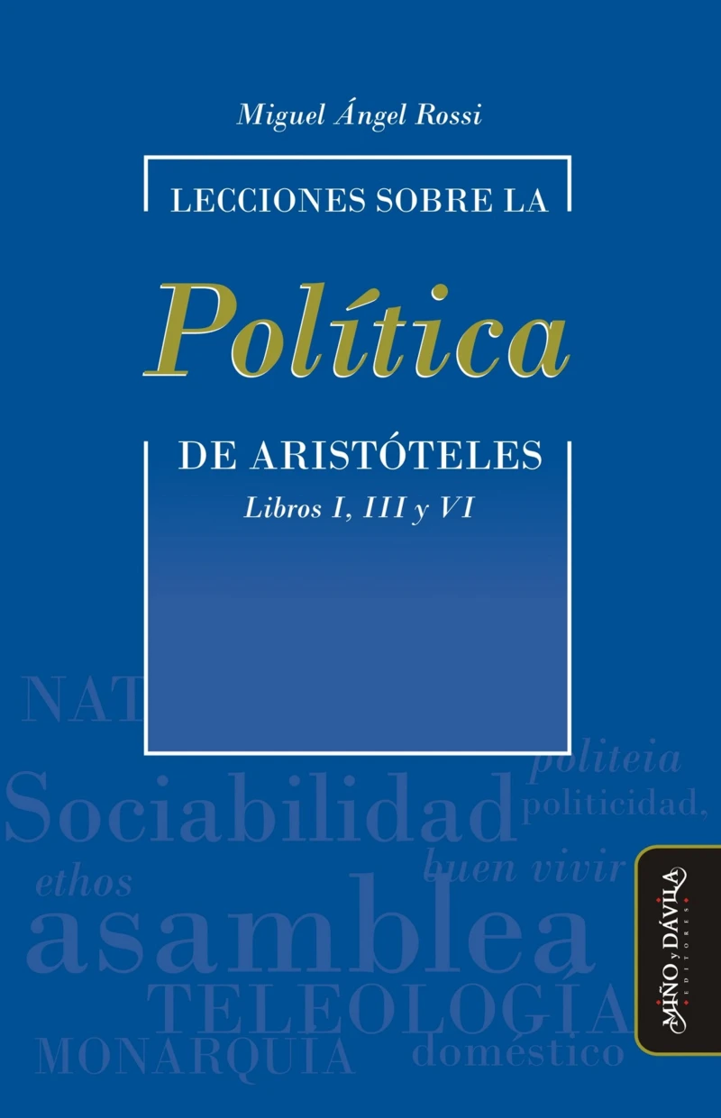Portada: Lecciones sobre la Política de Aristóteles