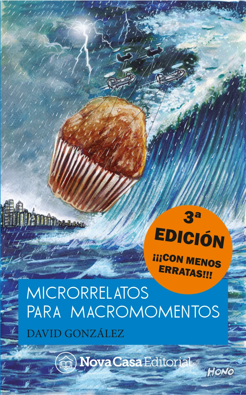 Portada: Microrrelatos para macromomentos