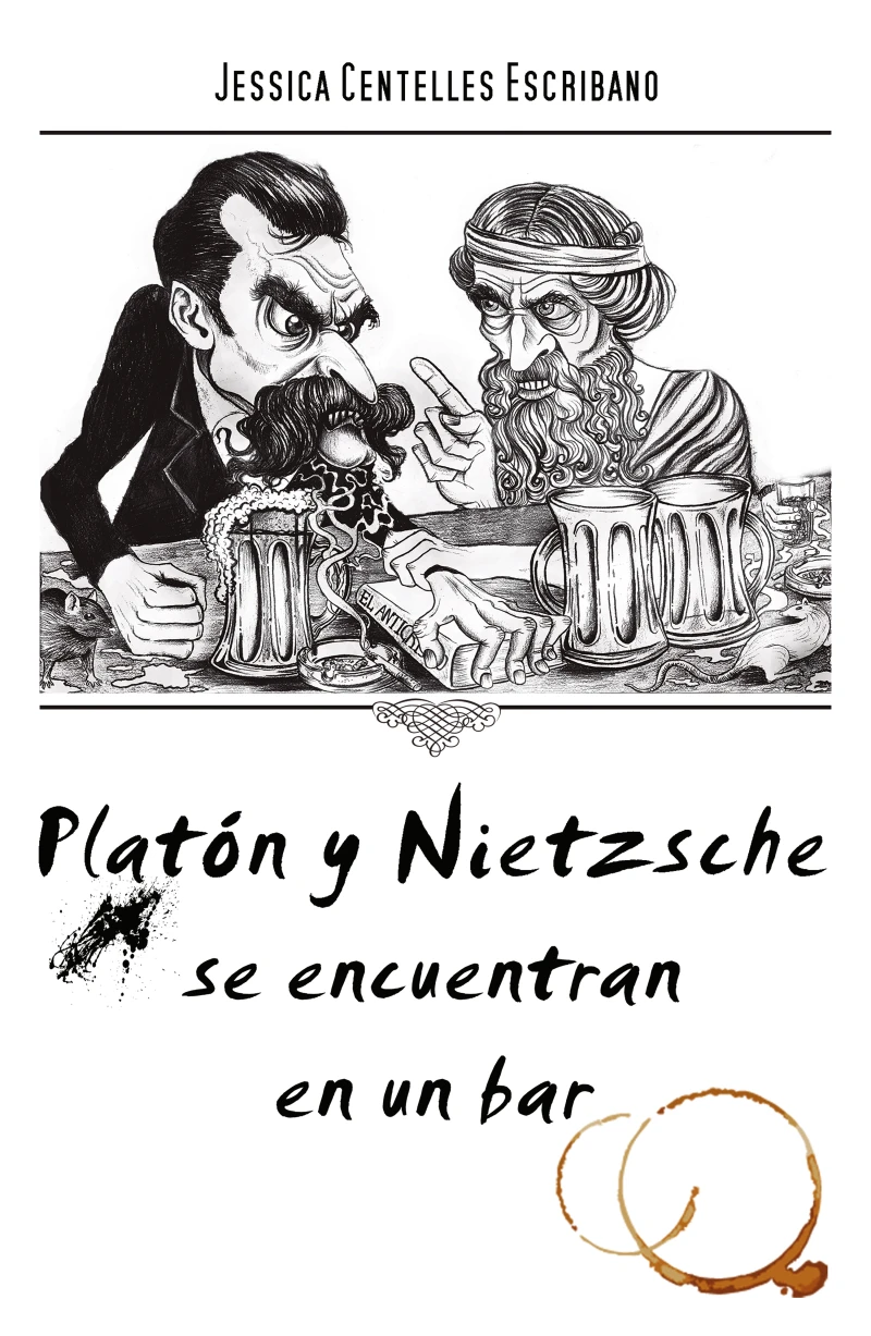 Portada: Platón y Nietzsche se encuentran en un bar