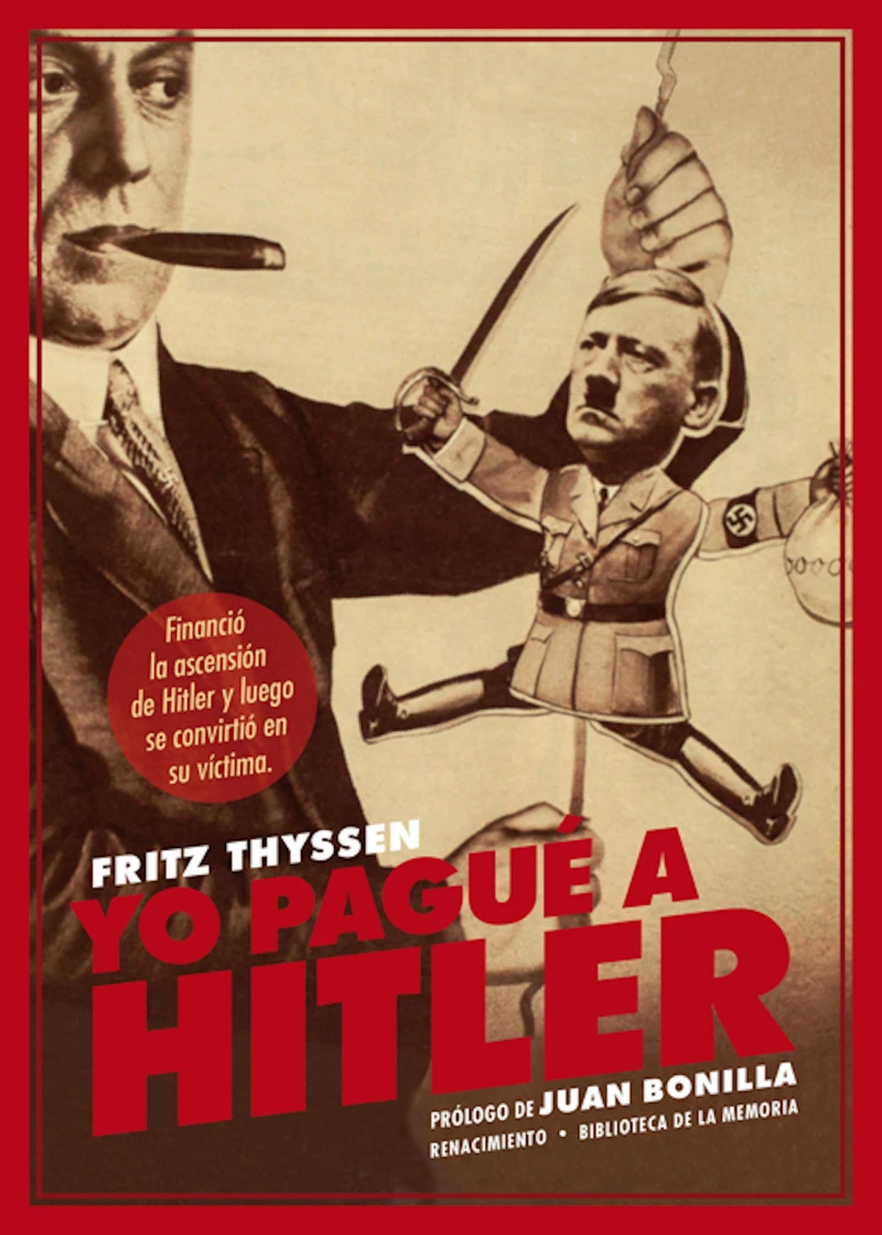 Portada: Yo pagué a Hitler