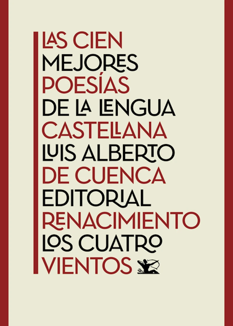 Portada: Las cien mejores poesías de la lengua castellana