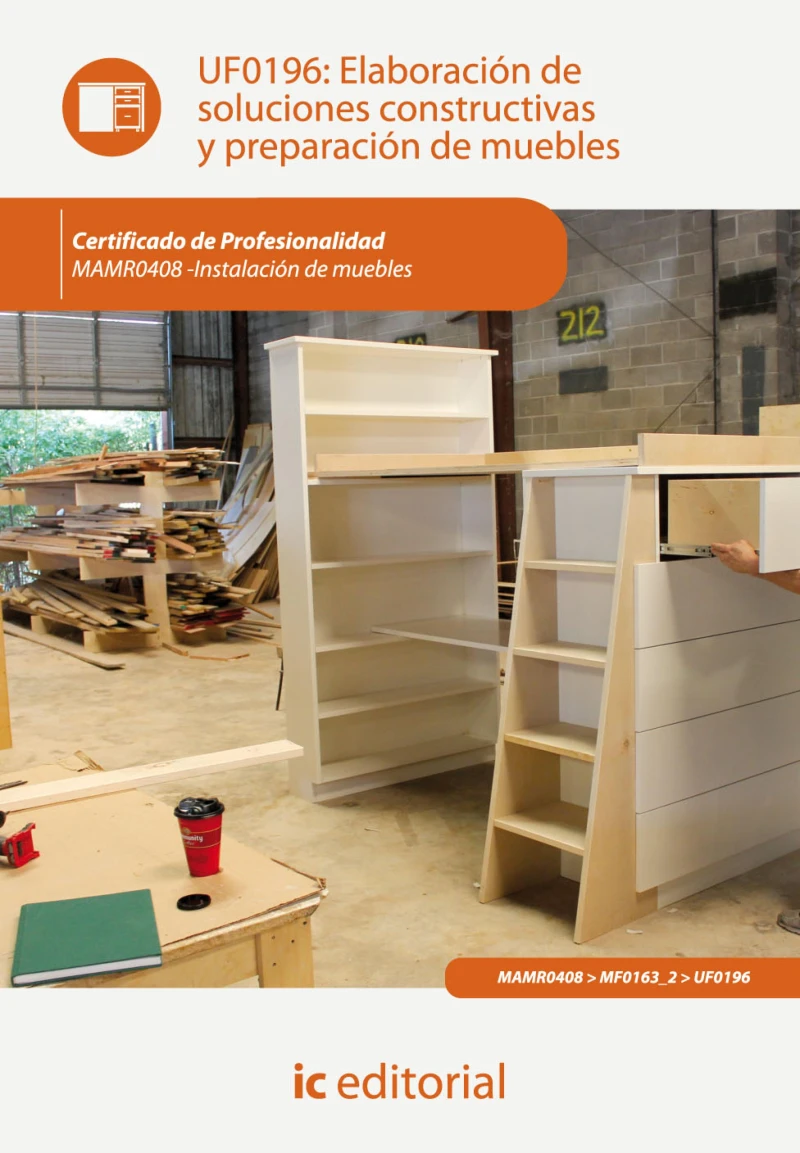 Portada: Elaboración de soluciones constructivas y preparación de muebles. MAMR0408