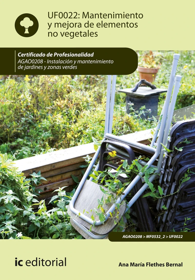 Portada: Mantenimiento y mejora de elementos no vegetales. AGAO0208