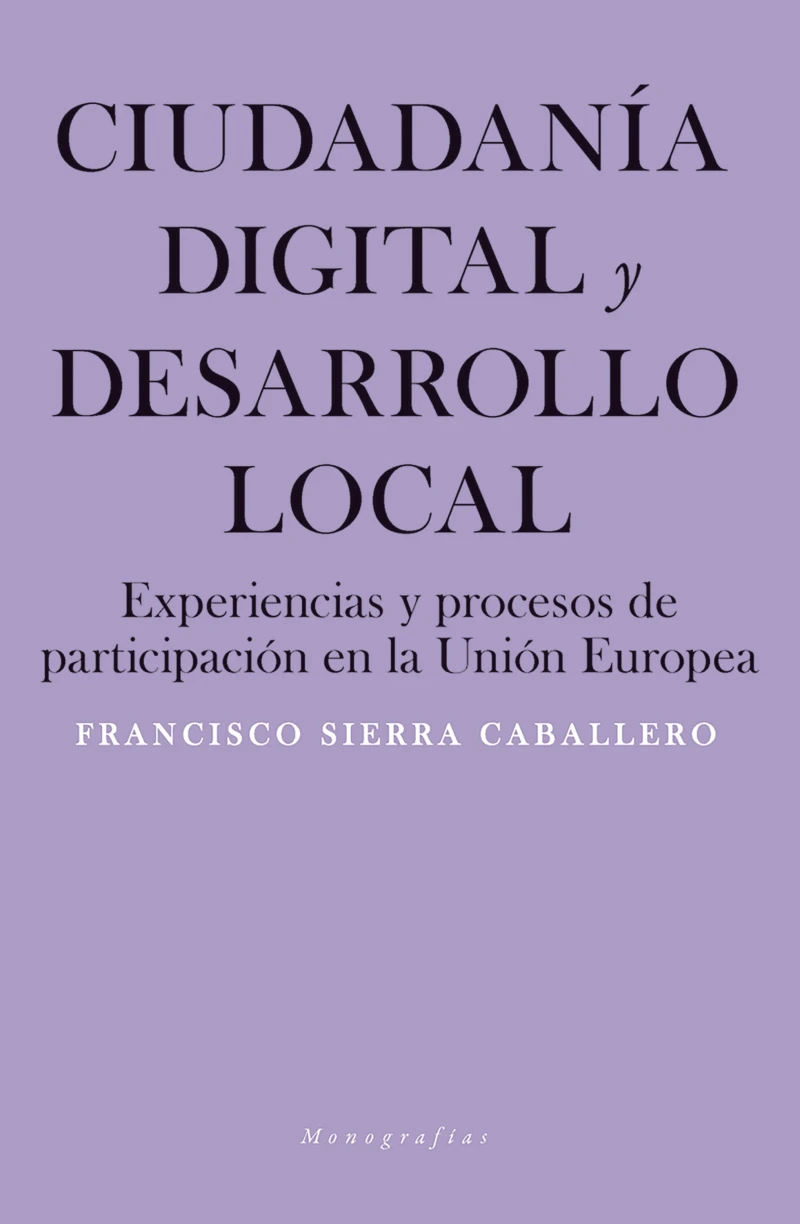 Portada: Ciudadanía digital y desarrollo local