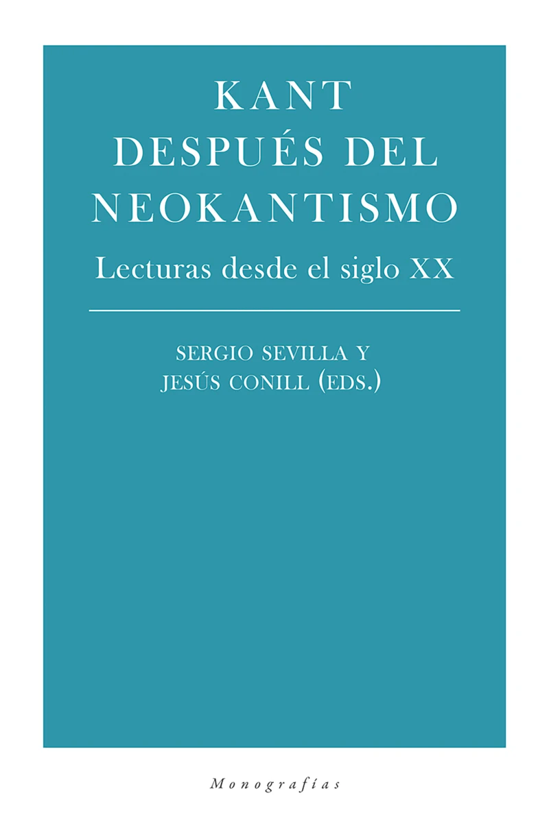 Portada: Kant después del neokantismo
