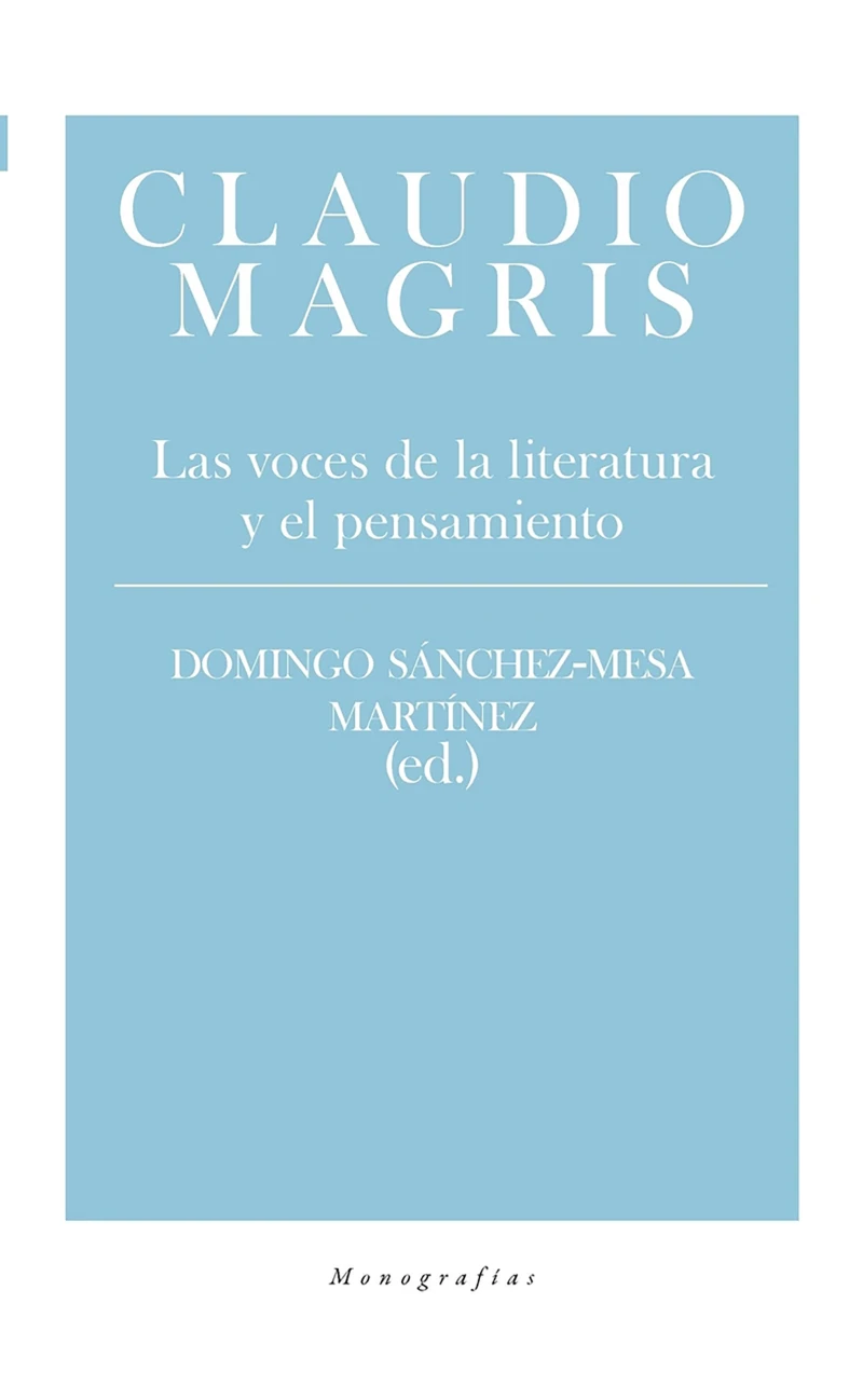 Portada: Claudio Magris