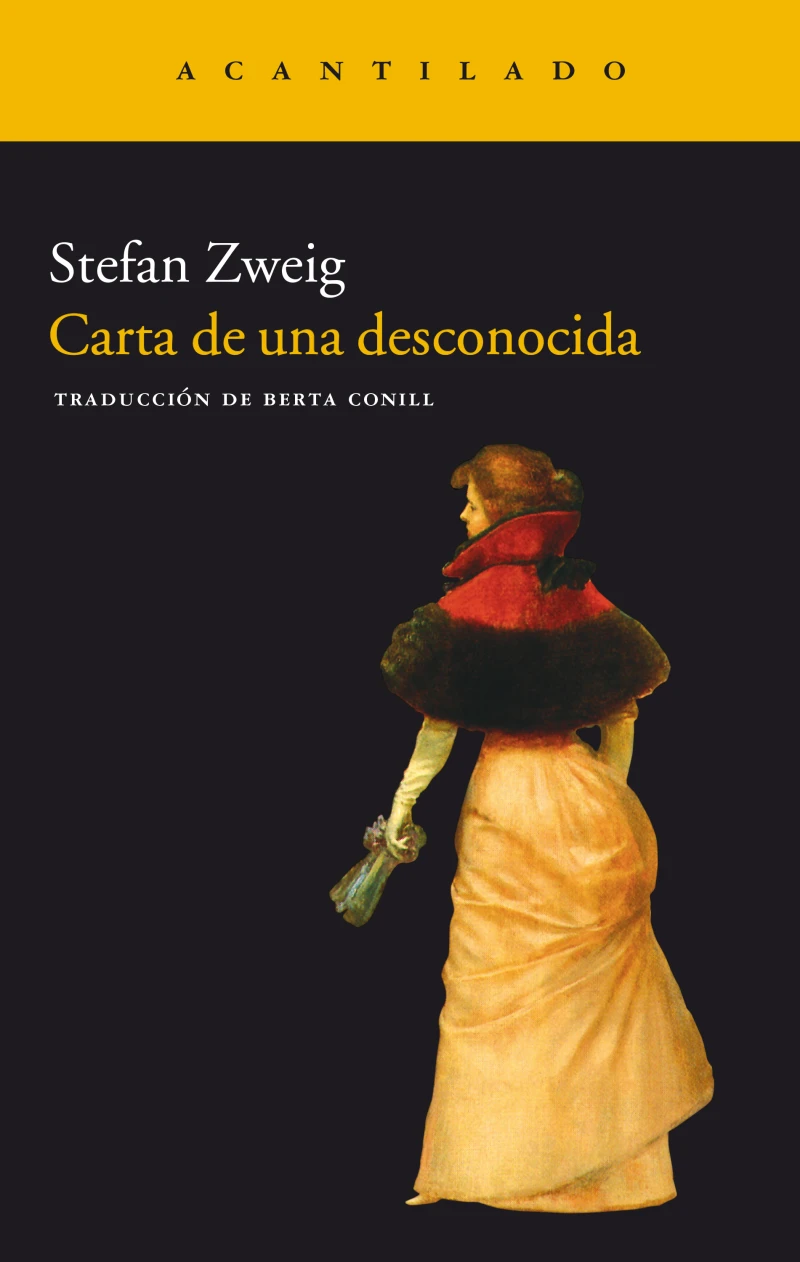 Portada: Carta de una desconocida