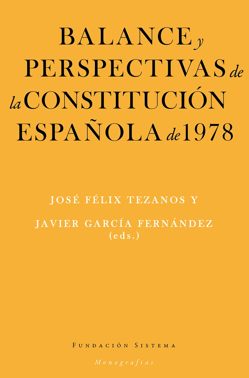 Portada: Balance y perspectivas de la Constitución española de 1978