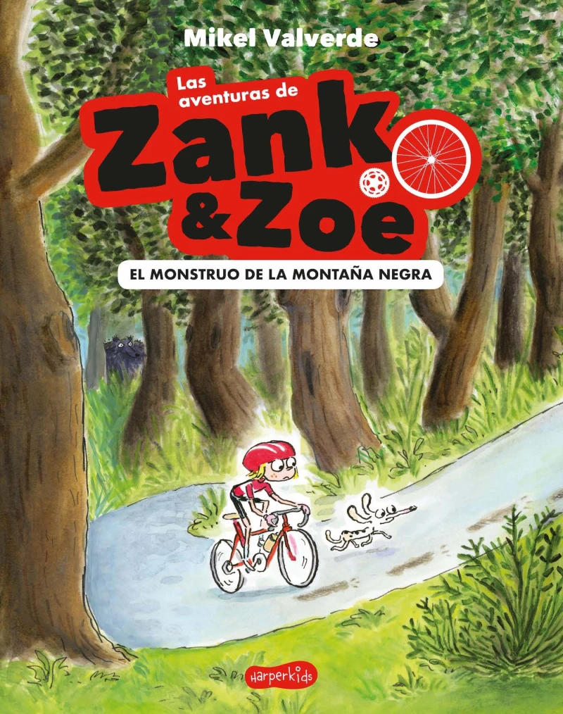 Portada: Las aventuras de Zank & Zoe. El Monstruo de la Montaña Negra