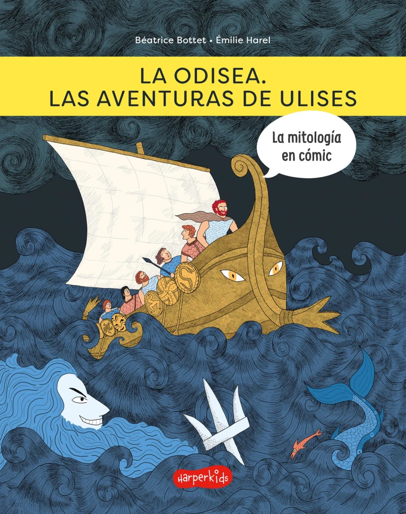 Portada: La odisea. Las aventuras de Ulises