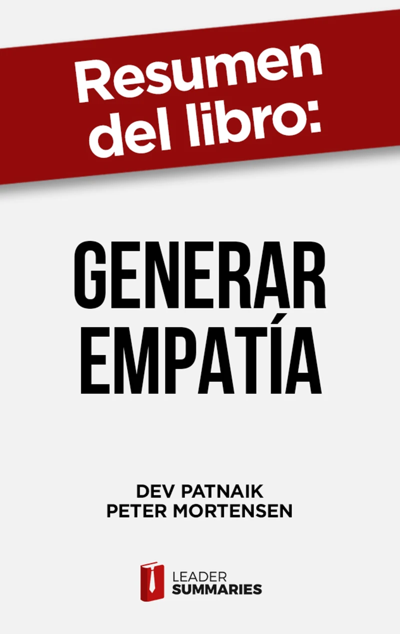 Portada: Resumen del libro "Generar empatía" de Dev Patnaik