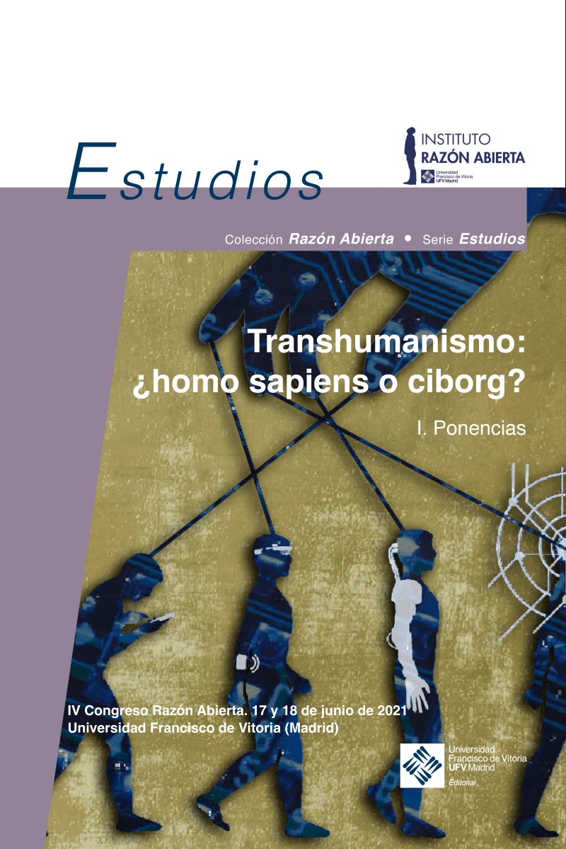 Portada: Transhumanismo: ¿homo sapiens o ciborg? Vol. 1. Ponencias