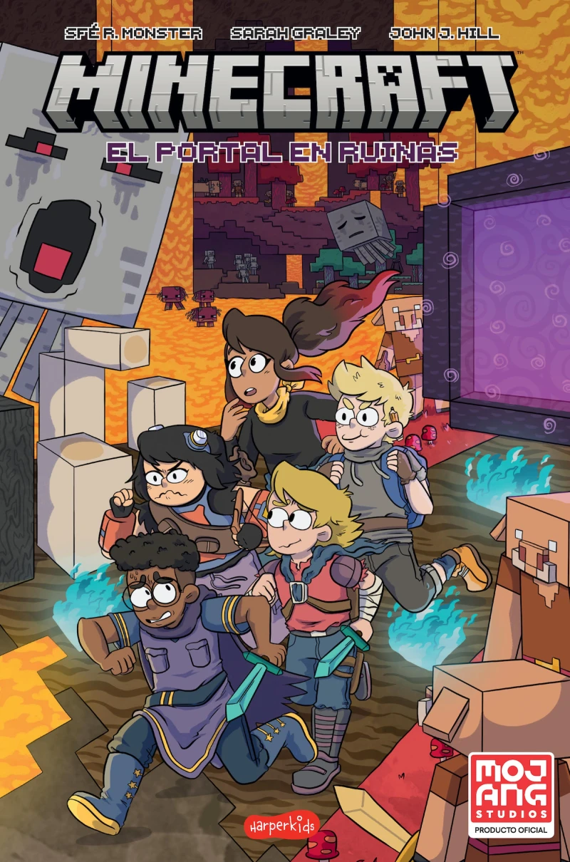 Portada: Minecraft oficial: El portal en ruinas