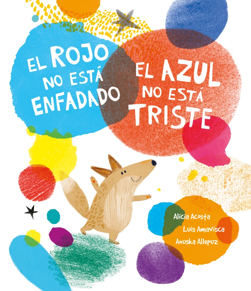 Portada: El rojo no está enfadado, el azul no está triste