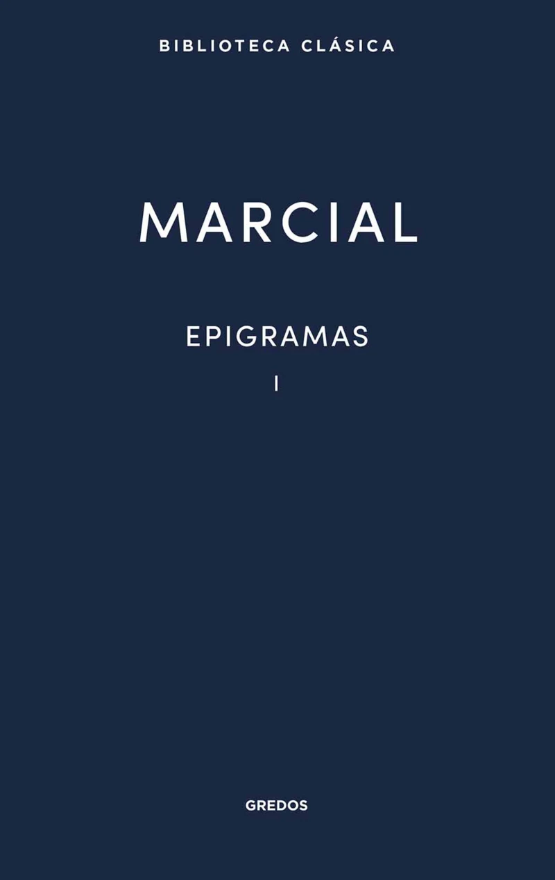Portada: Epigramas Vol. I