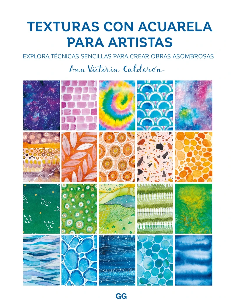 Portada: Texturas de acuarela para artistas