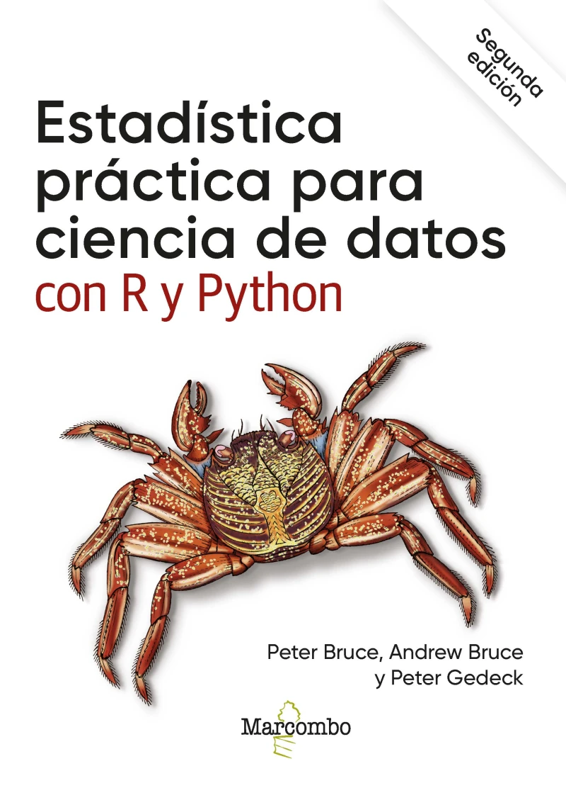 Portada: Estadística práctica para ciencia de datos con R y Python