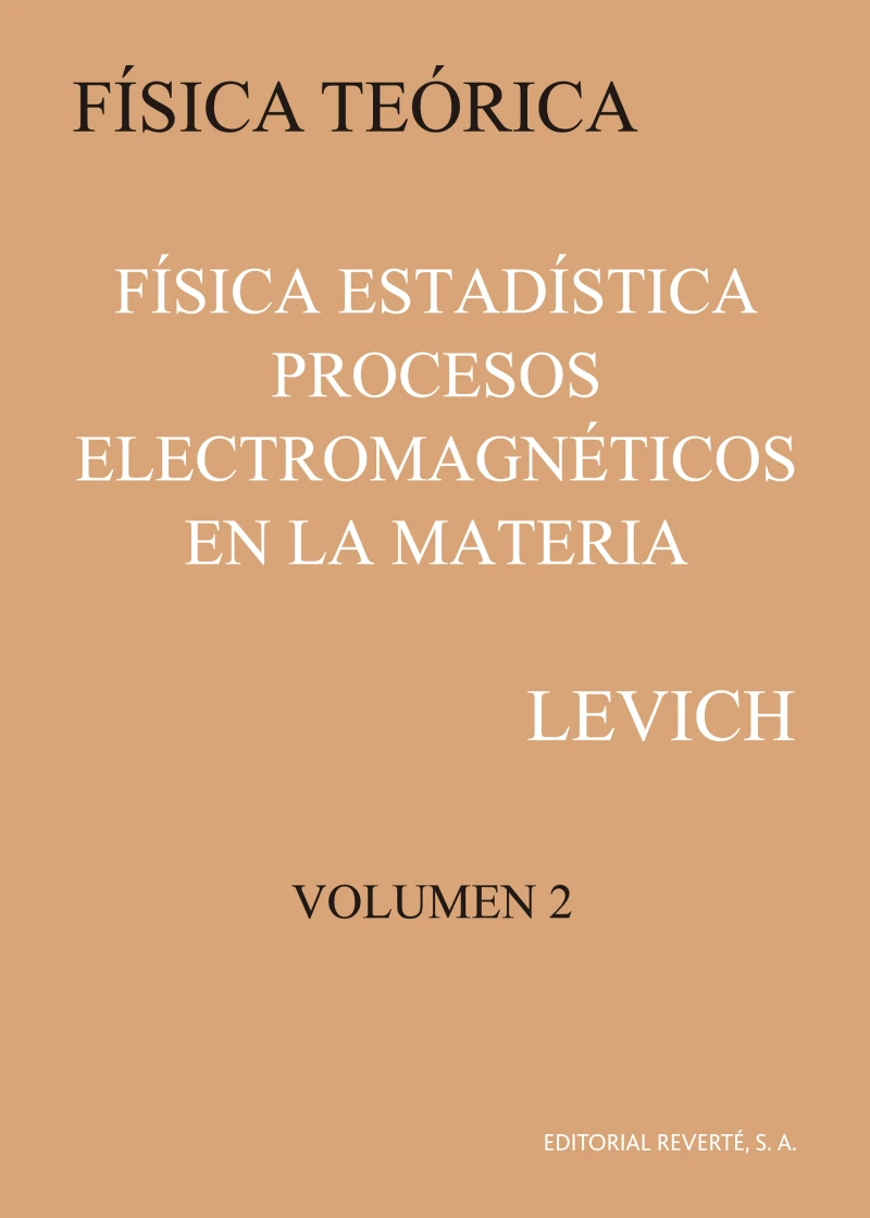 Portada: Física estadística.  Procesos electromagnéticos en la materia