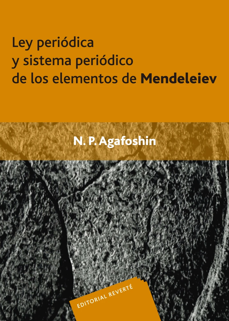 Portada: Ley periódica y sistema periódico de los elementos de Mendeleiev