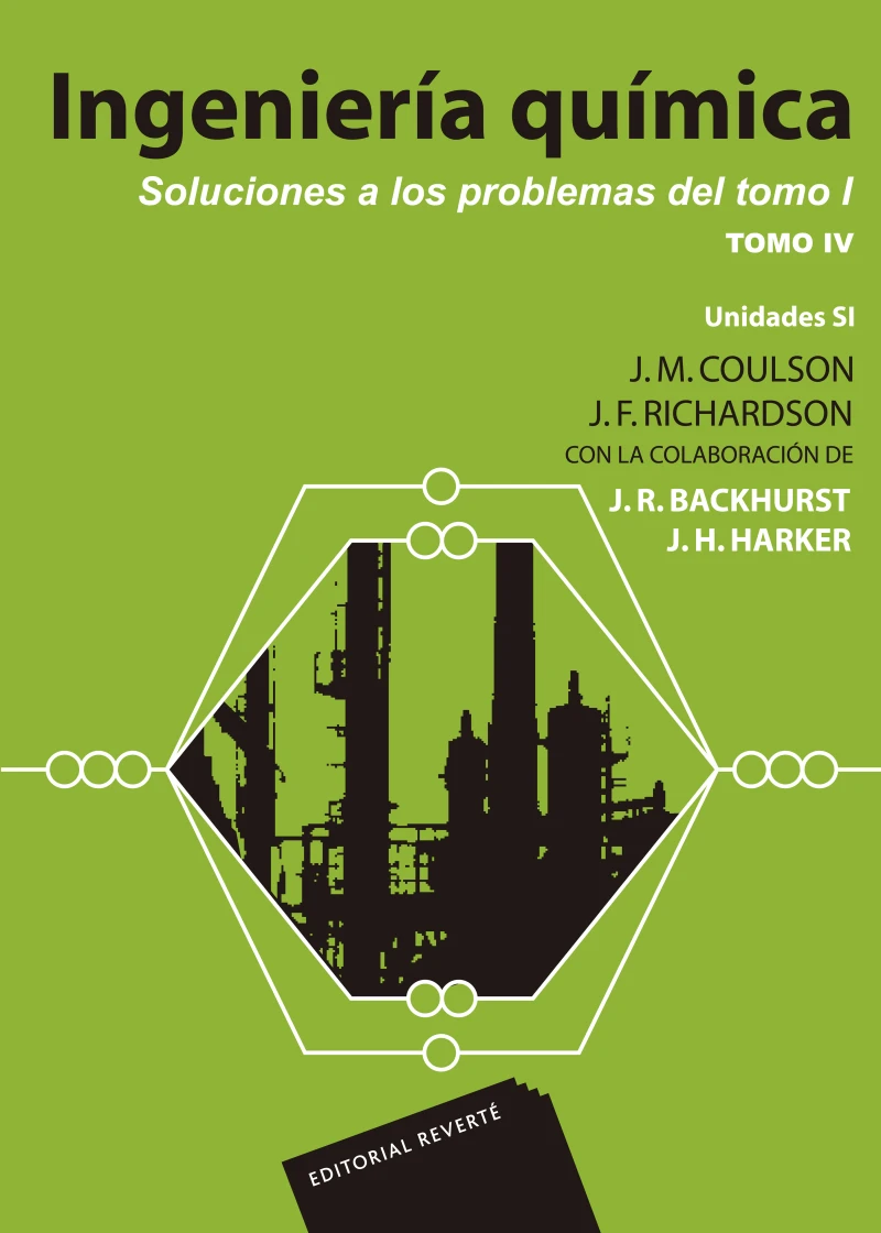Portada: Ingeniería química. Soluciones a los problemas del tomo I