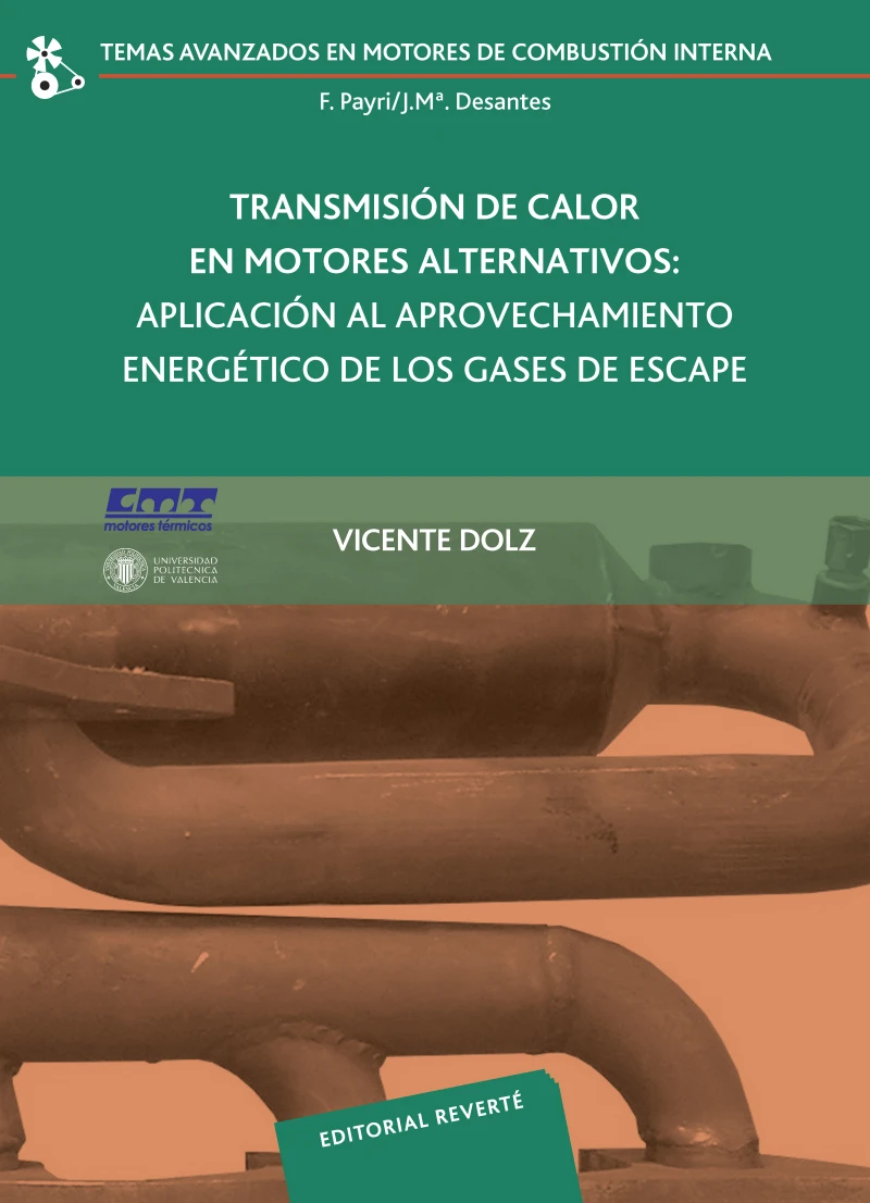 Portada: Transmisión de calor en motores alternativos: aplicación al aprovechamiento energético de los gases