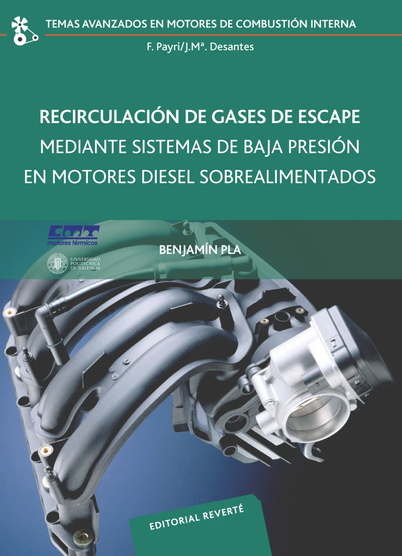Portada: Recirculación de gases de escape mediante sistemas de baja presión en motores diésel sobrealimentados