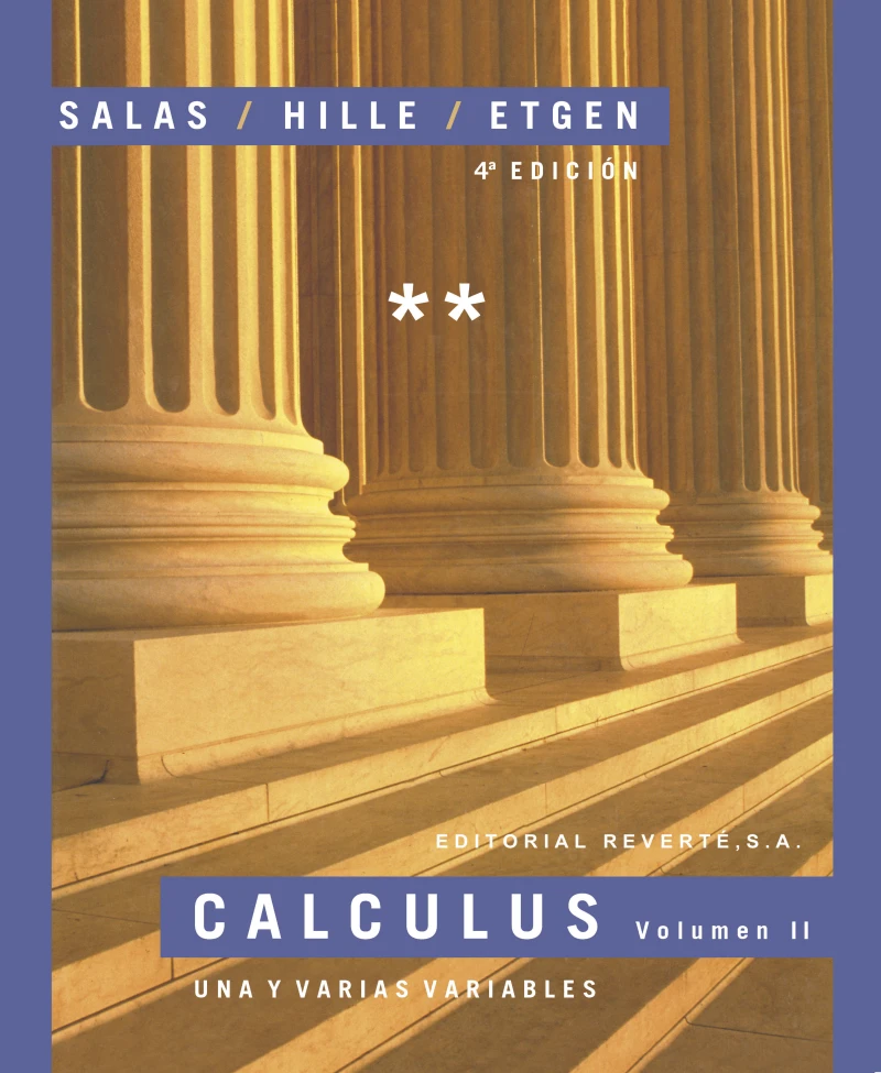 Portada: Calculus. Una y varias variables. Volumen II