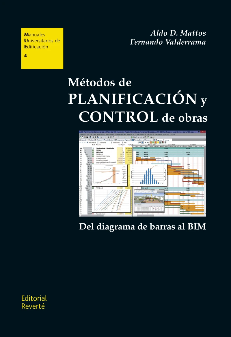Portada: Métodos de planificación y control de obras