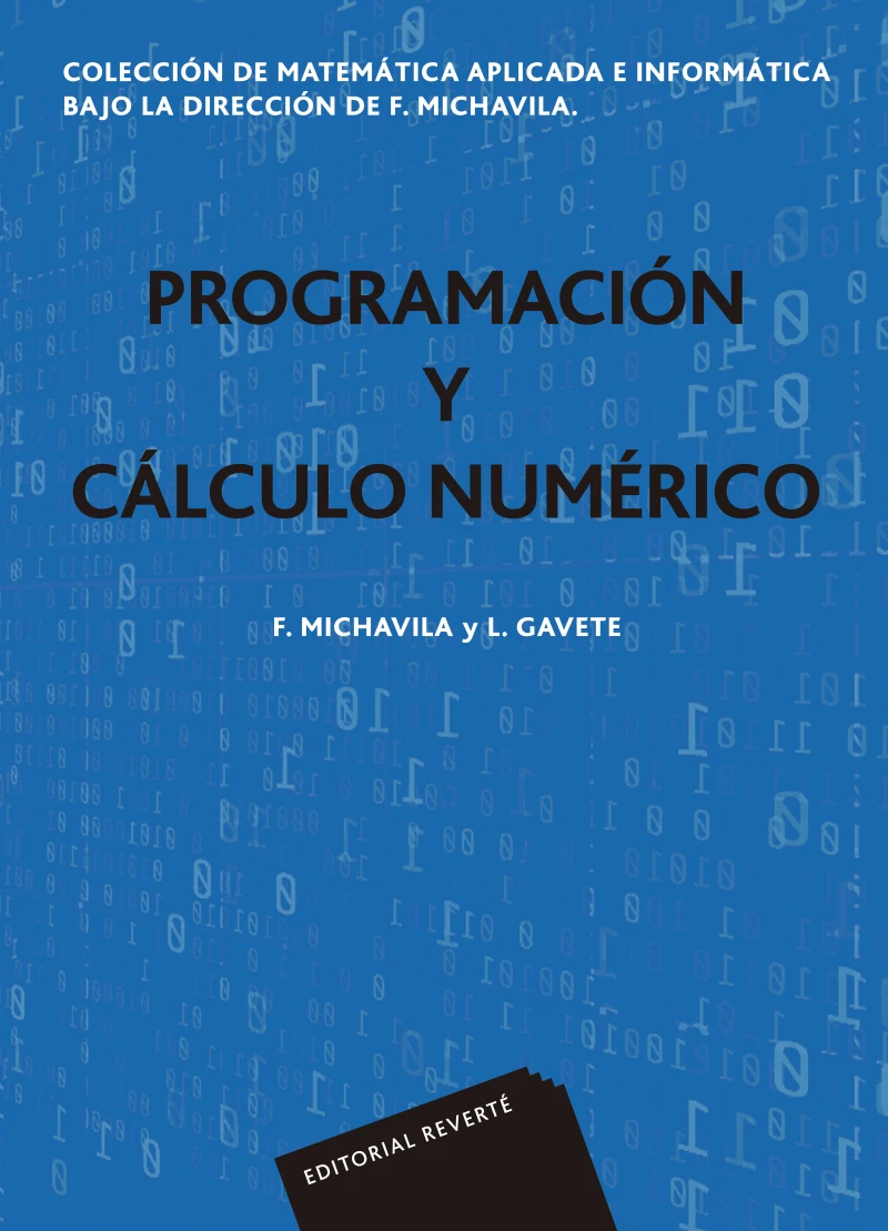 Portada: Programación y cálculo numérico (Colección de matemática aplicada e informática)