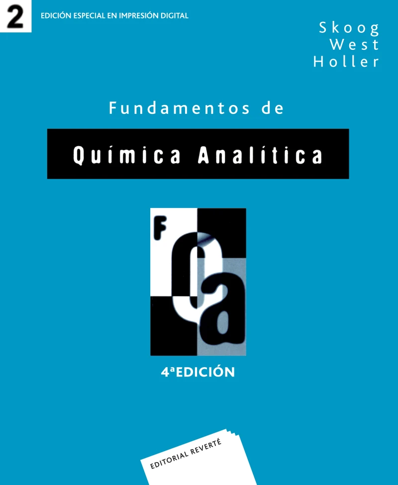 Portada: Fundamentos de química analítica. Volumen 2