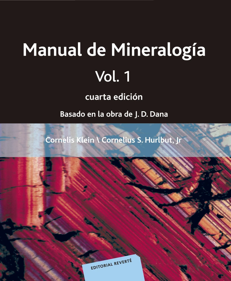 Portada: Manual de mineralogía. Volumen 1