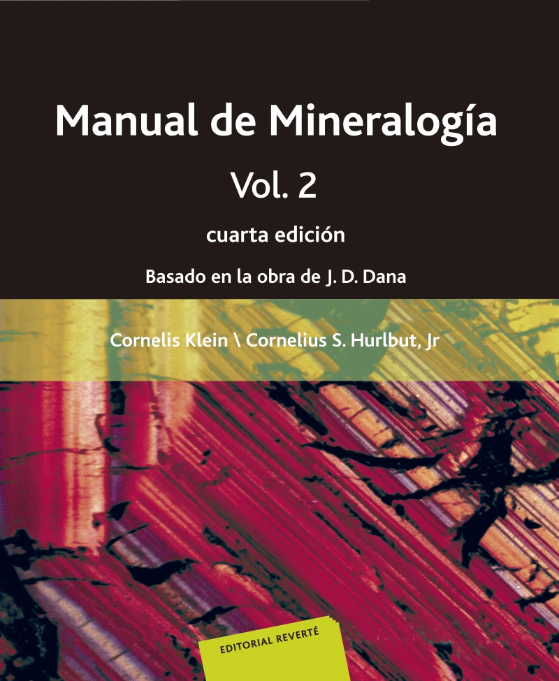 Portada: Manual de mineralogía. Volumen 2