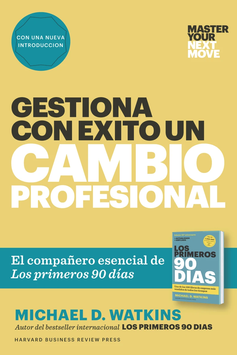 Portada: Gestiona con éxito un cambio profesional