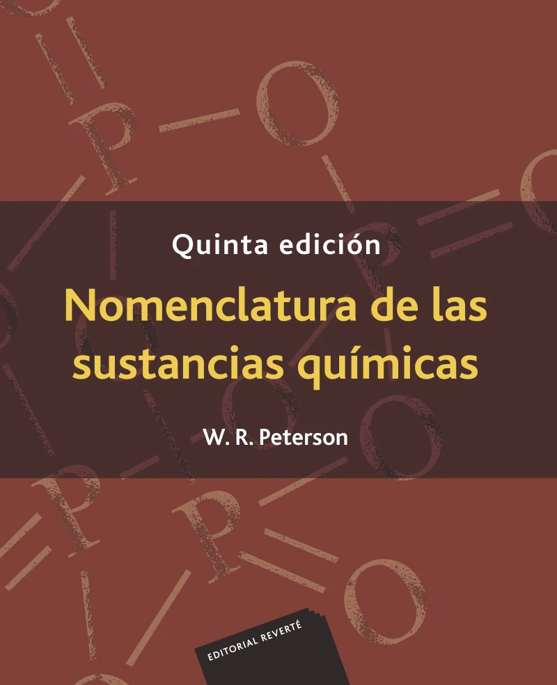 Portada: Nomenclatura de las sustancias químicas