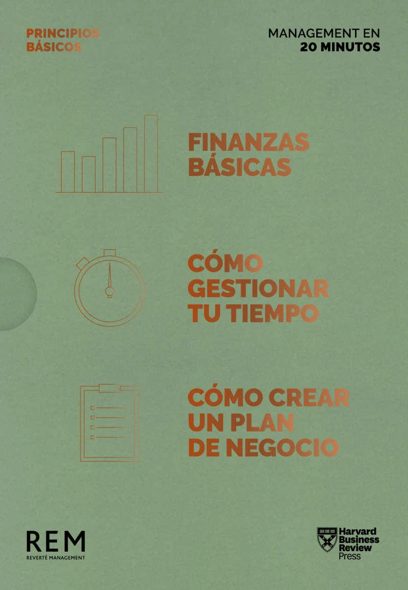 Portada: Estuche Management en 20 Minutos HBR: Principios Básicos