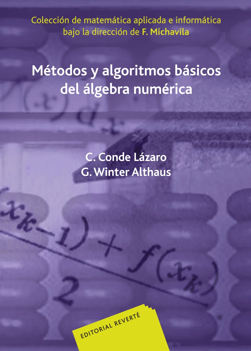 Portada: Métodos y algoritmos básicos del álgebra numérica