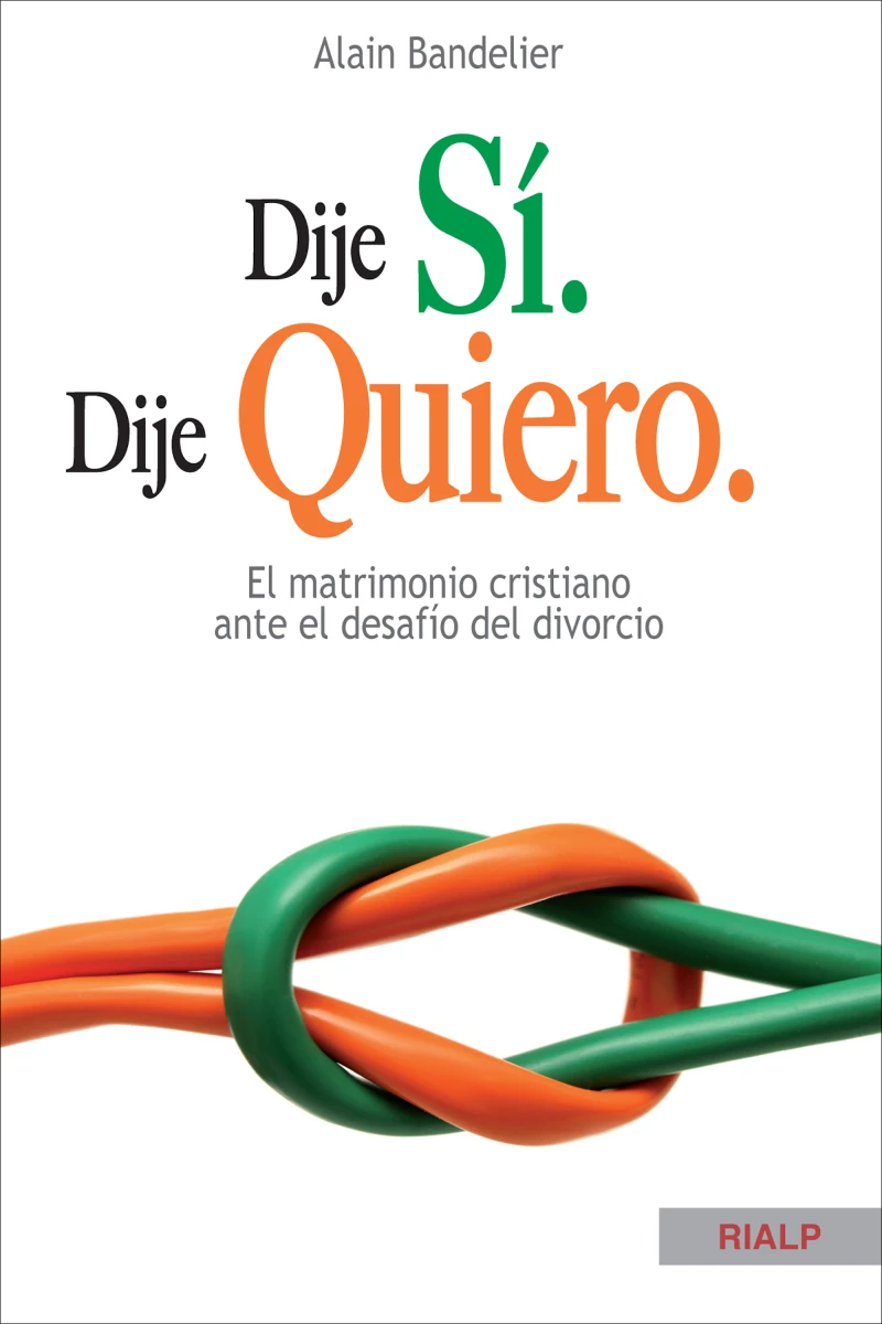 Portada: Dije sí. Dije quiero