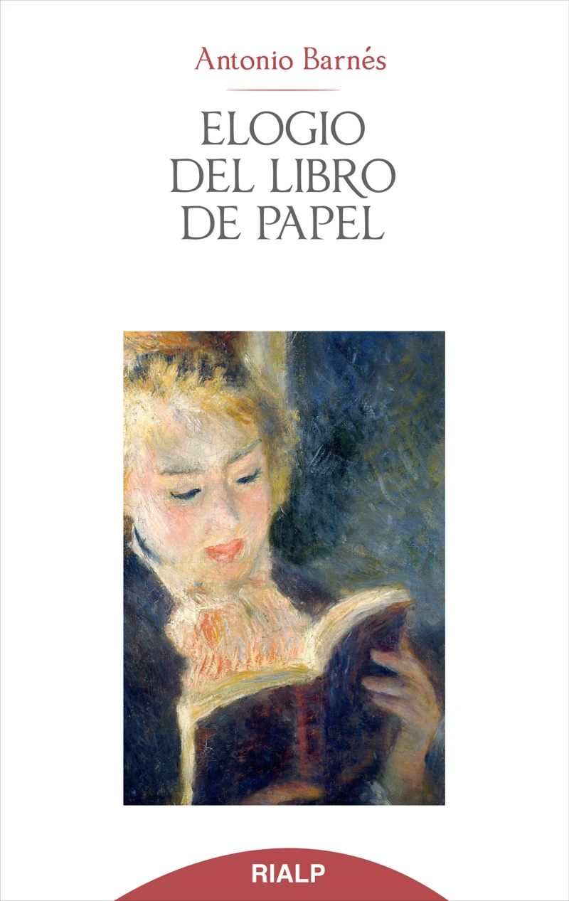Portada: Elogio del libro de papel