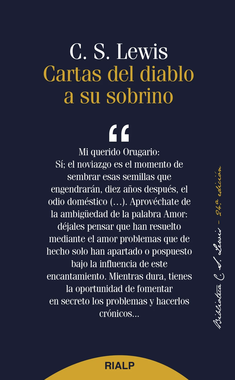 Portada: Cartas del diablo a su sobrino