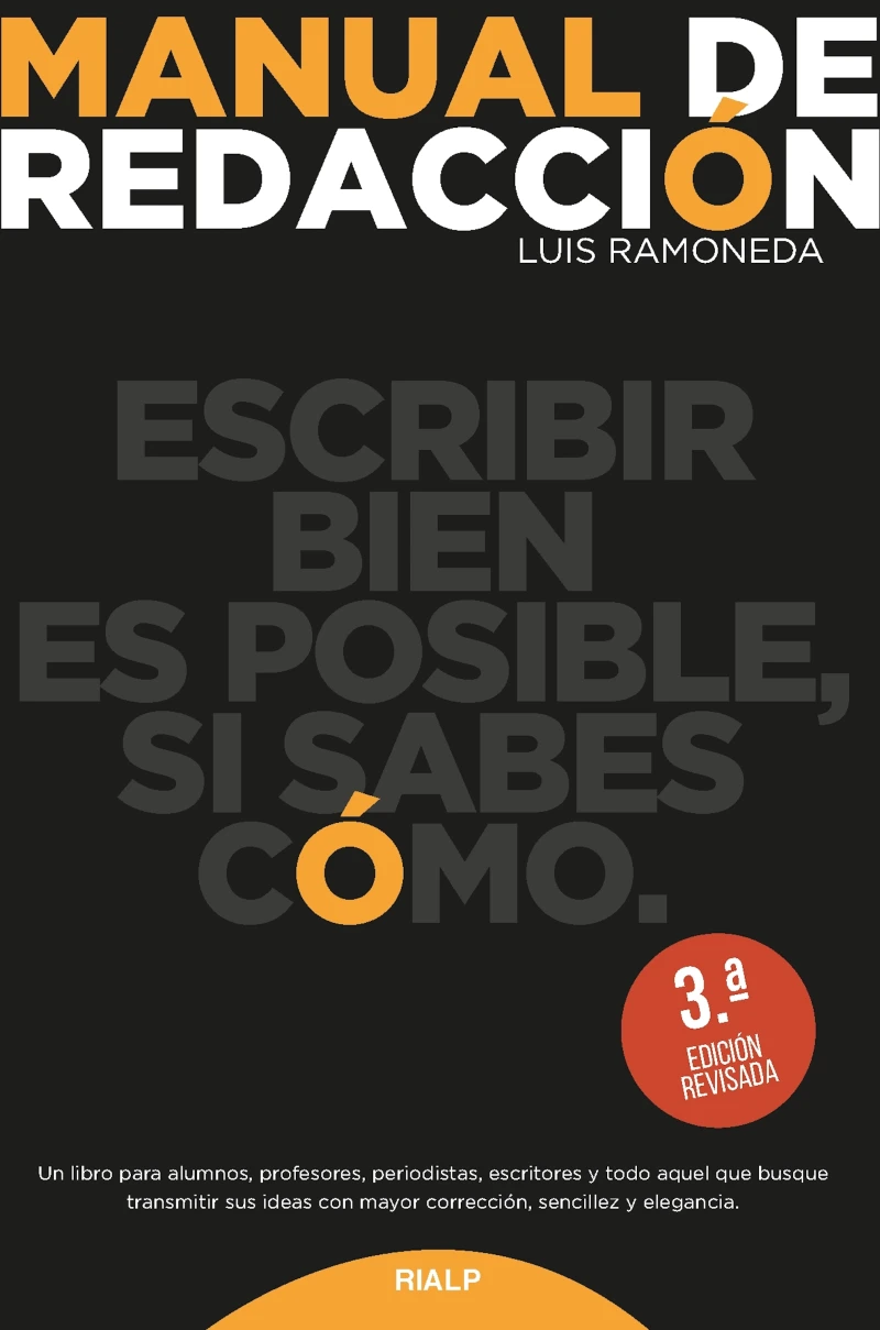 Portada: Manual de redacción