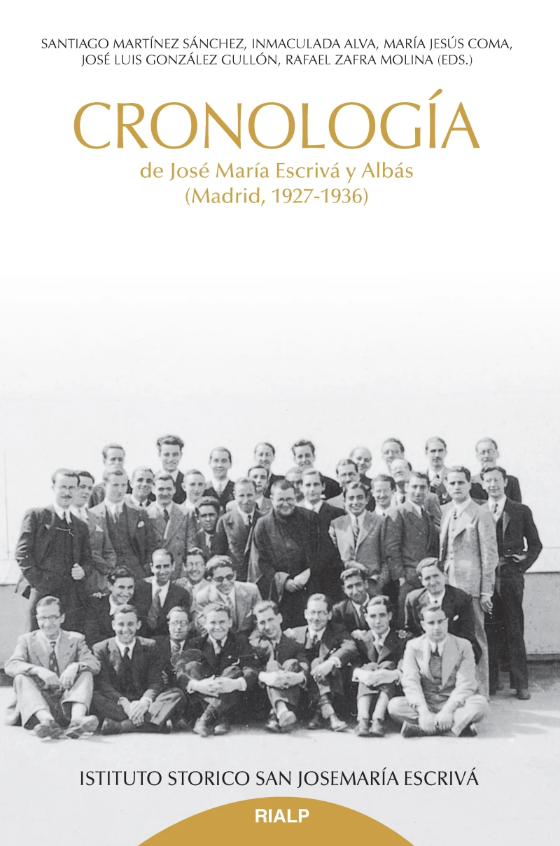 Portada: Cronología de Jose María Escrivá y Albás