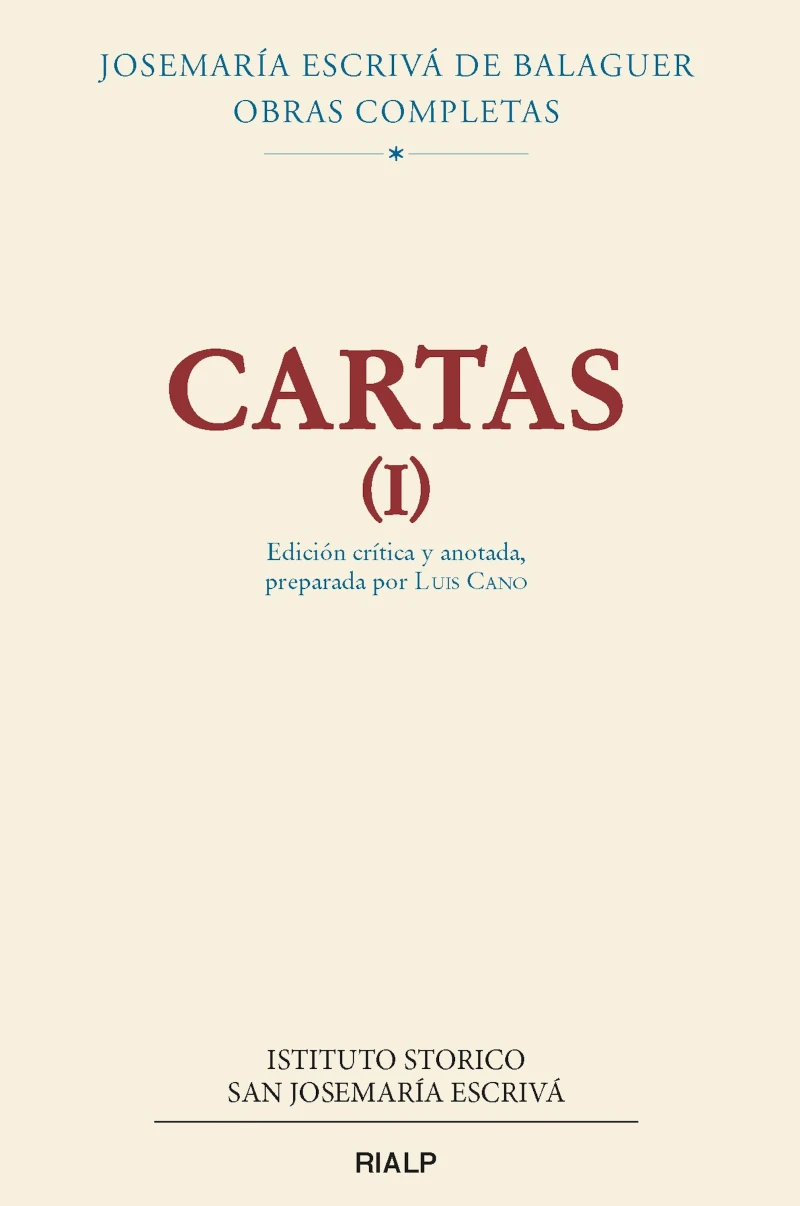 Portada: Cartas (I)