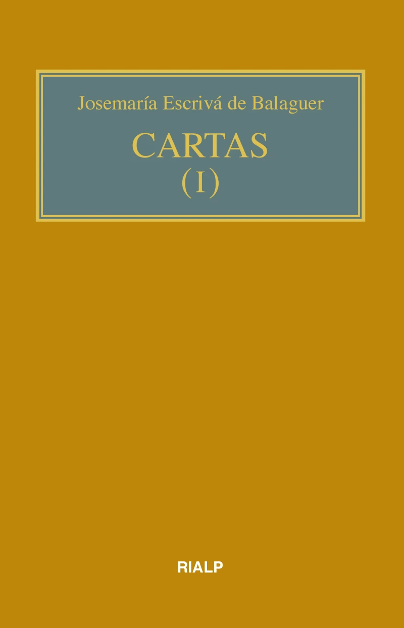 Portada: Cartas I (bolsillo, rústica)