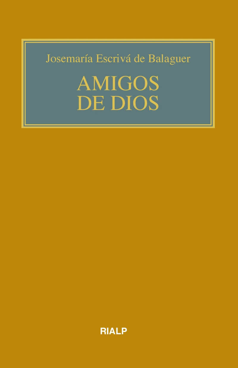 Portada: Amigos de Dios (bolsillo, rústica, color)
