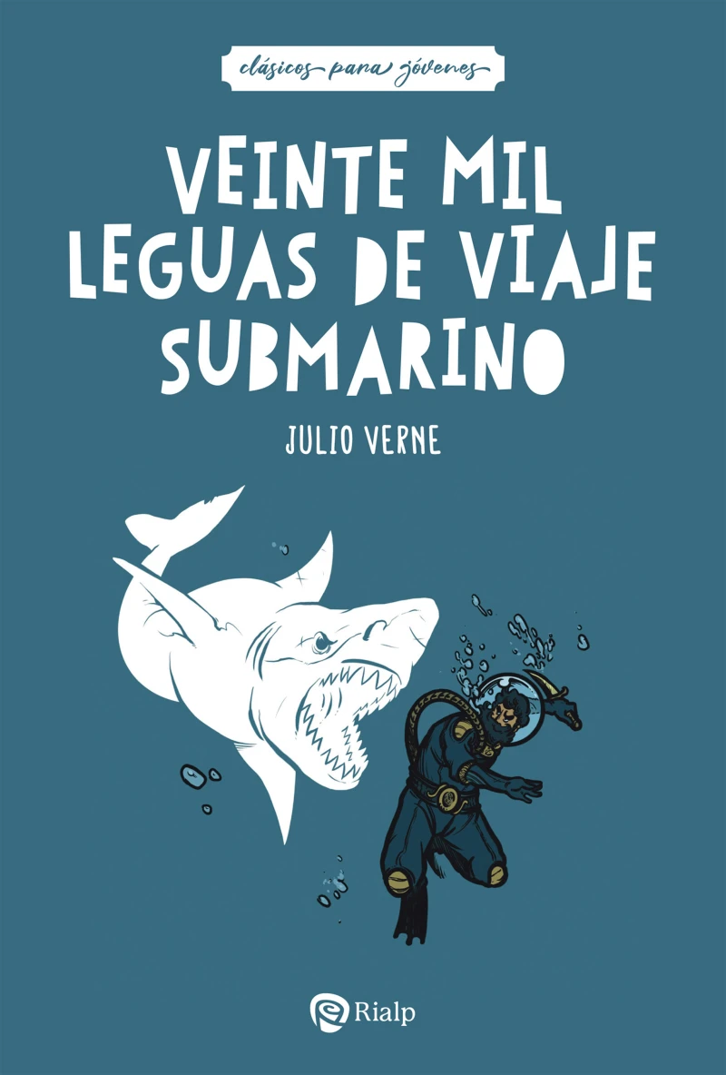 Portada: Veinte mil leguas de viaje submarino