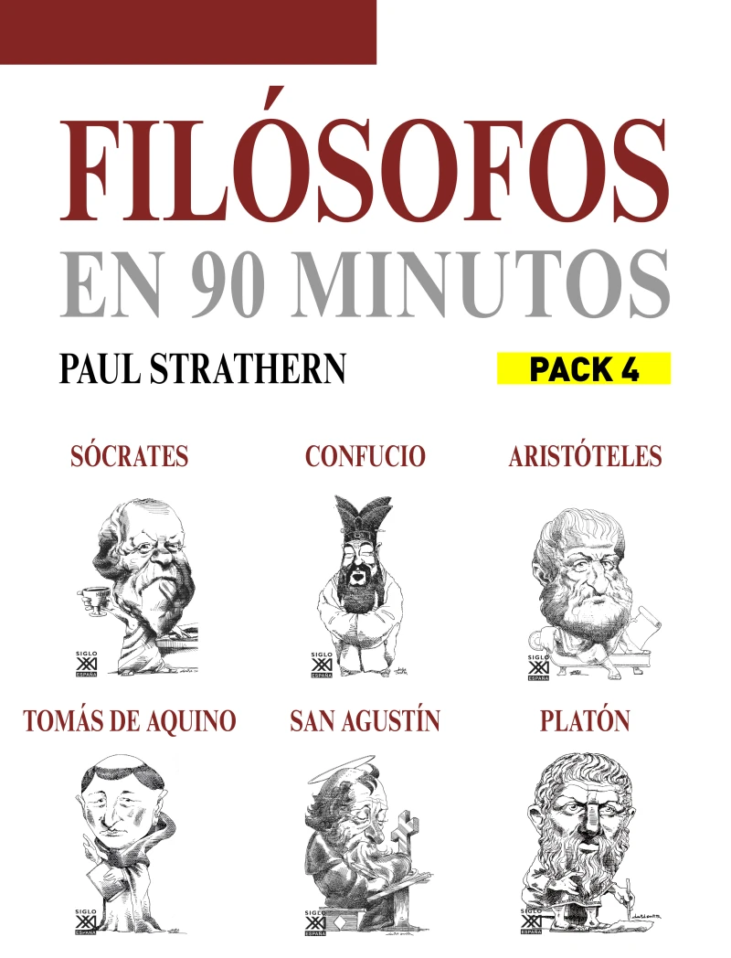 Portada: En 90 minutos - Pack Filósofos 4