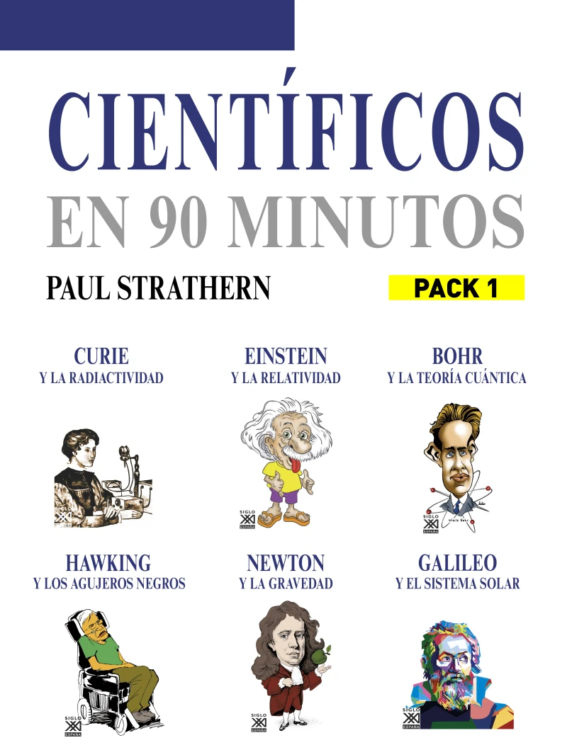 Portada: En 90 minutos - Pack Científicos 1